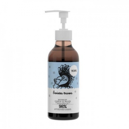 YOPE Szampon do włosów przetłuszczających się Świeża Trawa 300ml
